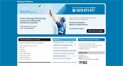 Desktop Screenshot of chrisallsoppplastering.com.au